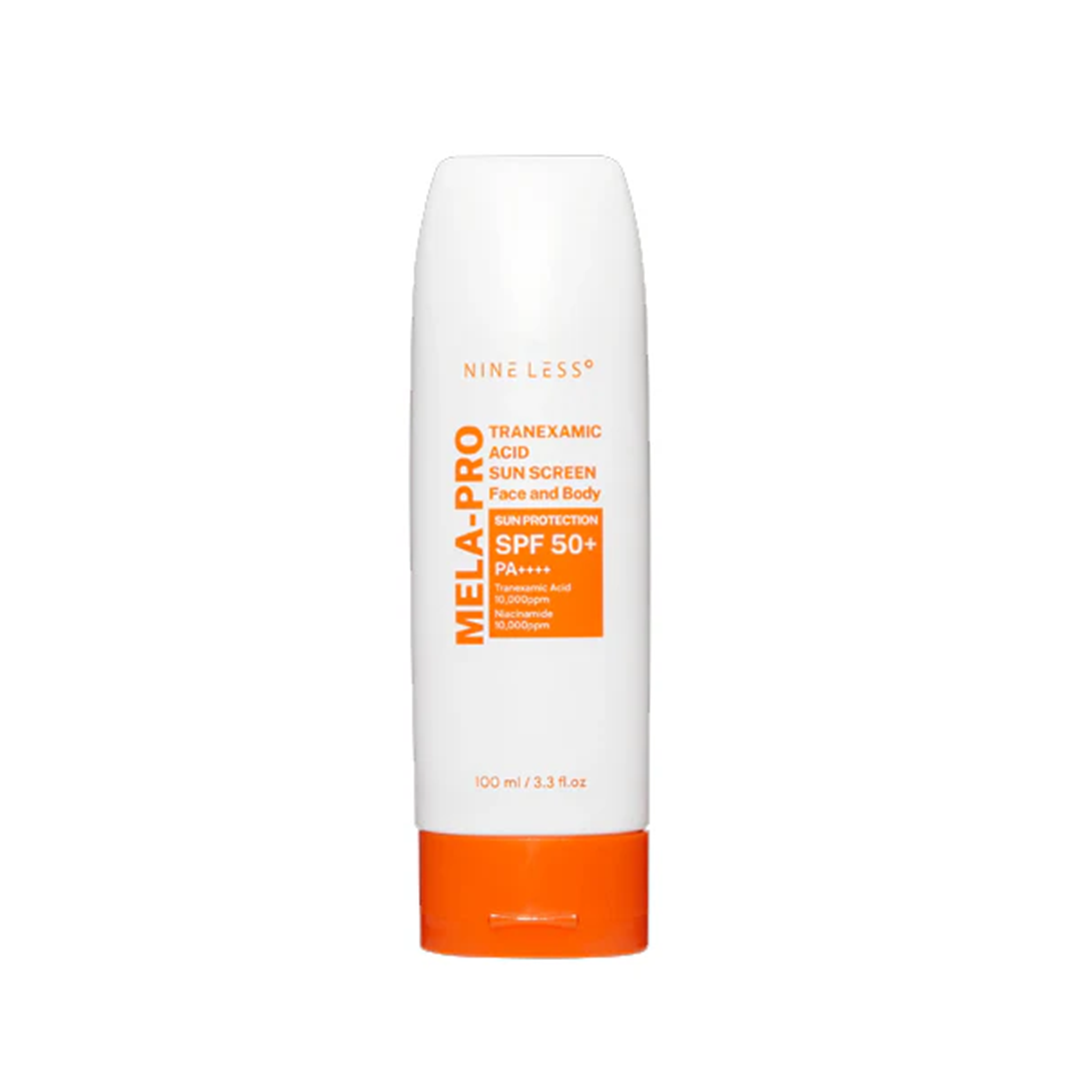 Nineless MELA-PRO Tranexamic Acid Sunscreen Face And Body Sun Protection SPF 50+ PA++++ 100ml