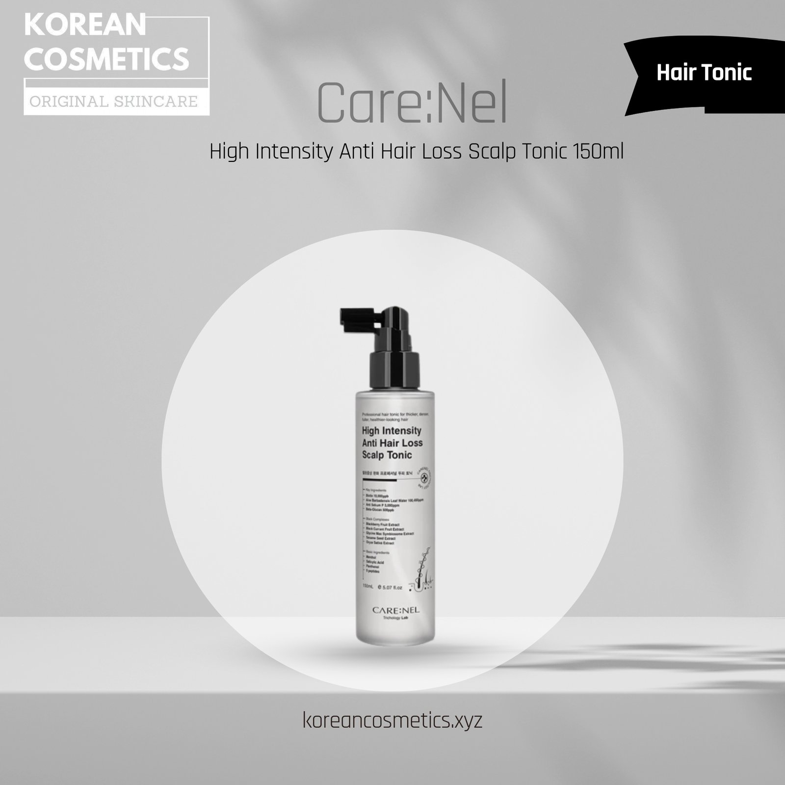 Care_Nel High Intensity Anti Hair Loss Scalp Tonic 150ml Care:Nel High Intensity Anti Hair Loss Scalp Tonic 150ml